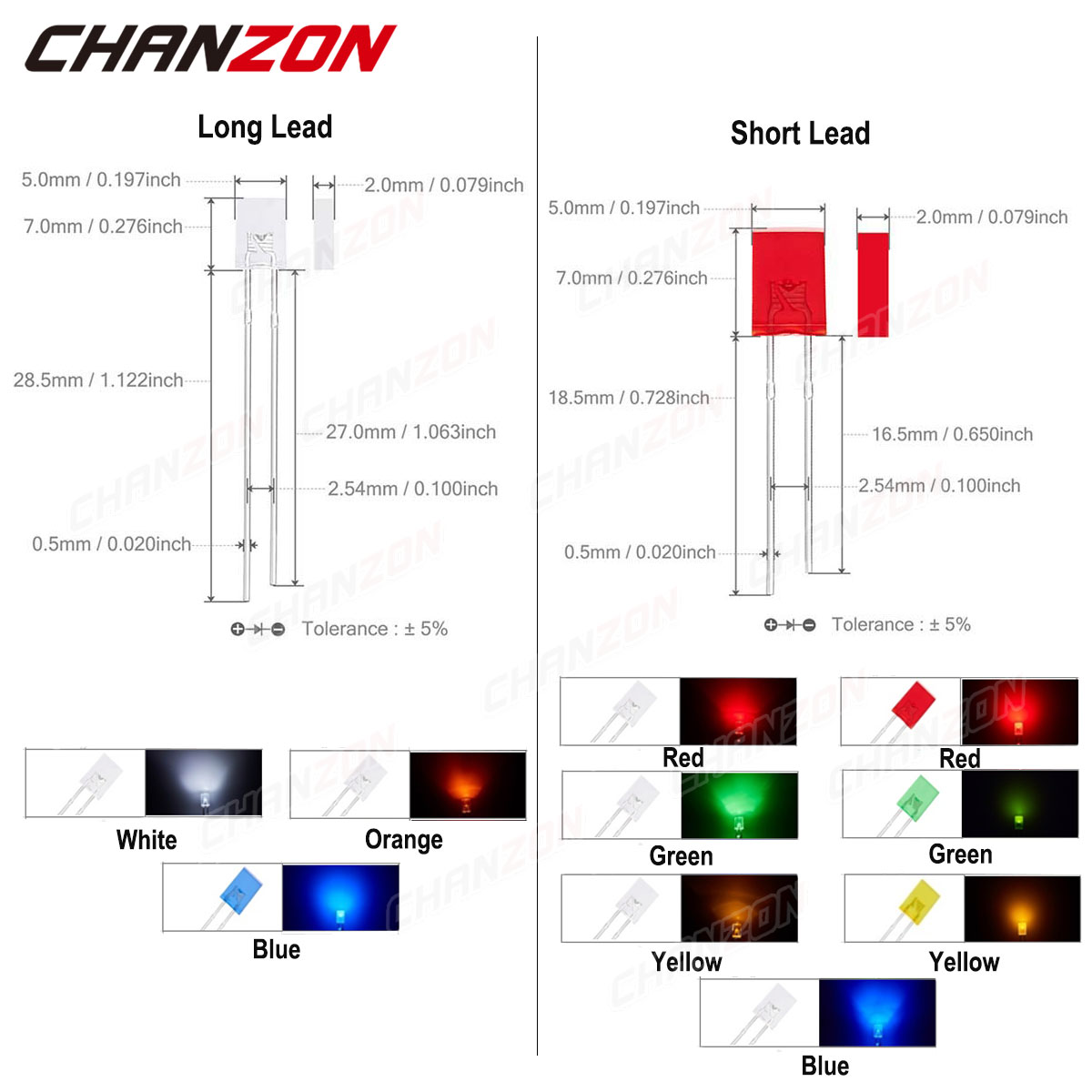 100Pcs 2x5x7 mm Square LED Dio - Ludwigia Super Red 评论和价格