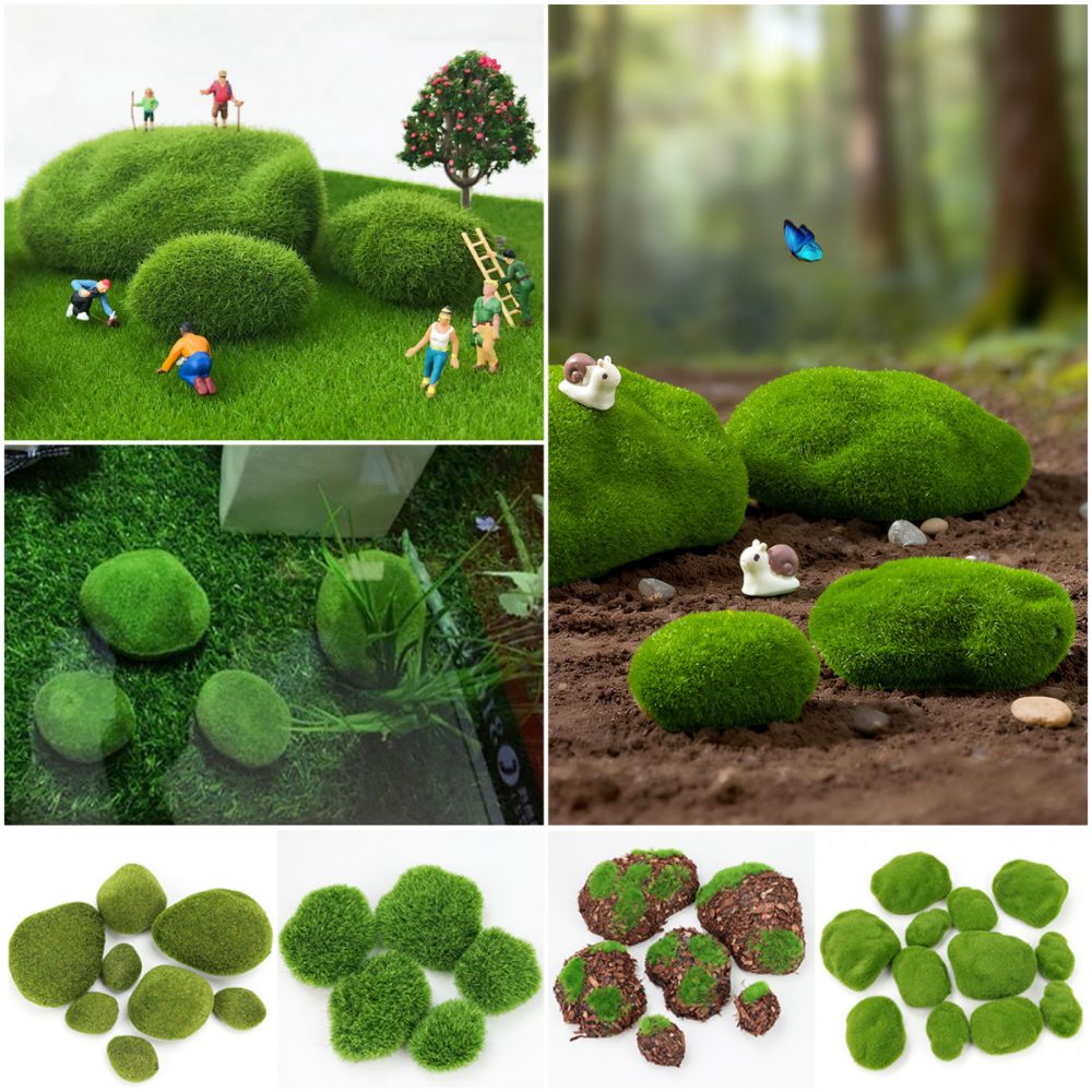 2/4/6/10PCS Green Artificial M - Planted Aquarium Mini 评论和价格