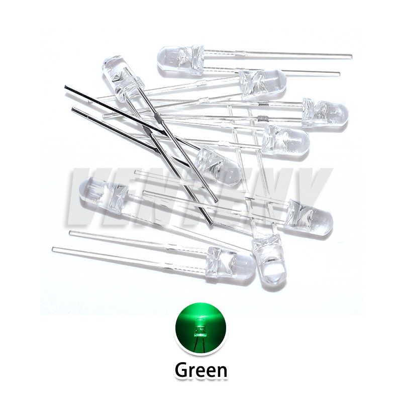 100pcs 3mm LED Diode Ultra Bri - Ludwigia Super Red 评论和价格
