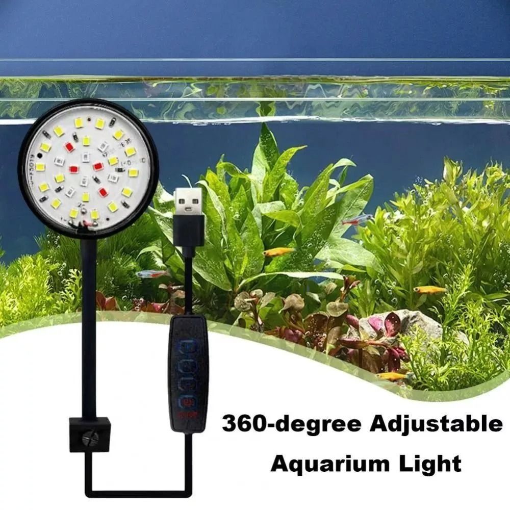 New Mini Fish Tank Clip Lamp 5 - Planted Aquarium Mini 评论和价格