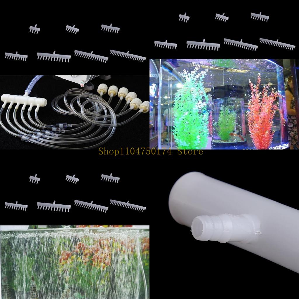 Aquarium Air Splitter 4-Way 6- - Aquarium Plants For Sale 评论和价格