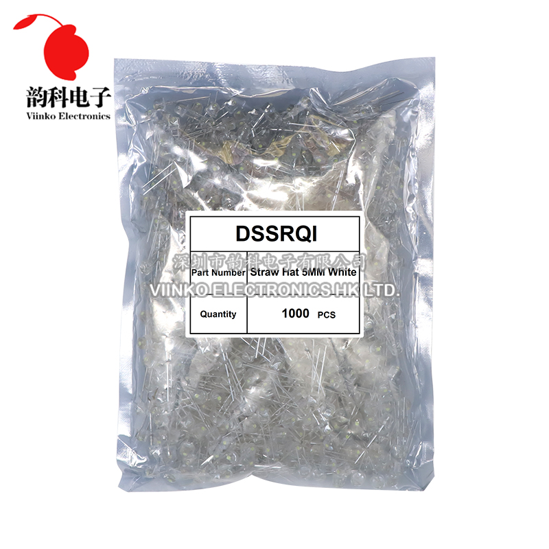1000pcs 5mm Straw Hat LED Supe - Ludwigia Super Red 评论和价格